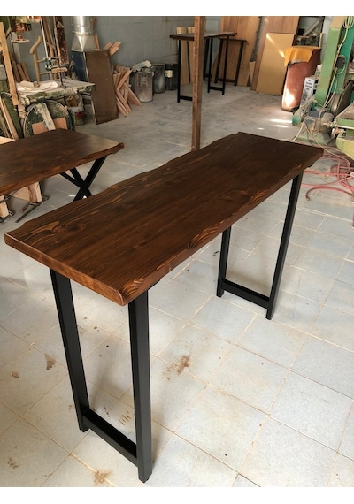 Bintaşmobilya Kütük Bar Masa-140X60.Cm