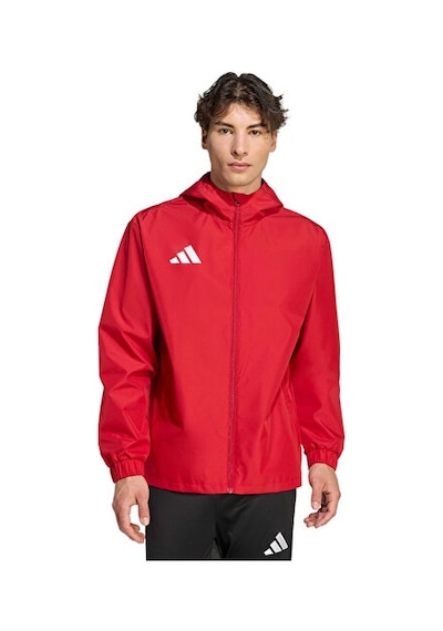 Adidas Ent26 Aw Jkt Erkek Futbol Antrenman Yağmurluk Jz9100 Kırmızı Kırmızı