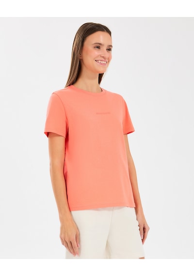 Skechers W Essential Crewneck T-shirt Kadın Lightcoral Tshirt S2510029-817 Lightcoral Çok Renkli
