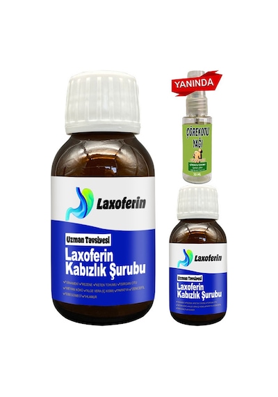 Laxoferin Şurup - 2 Şişe + Çörek Otu Yağı / Bay Bayan 50 Ml Şurup