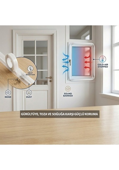 İbico İ13-088 Kapı Pencere Rüzgar Ve İzolasyon Bant 35mmx3mt Bandı - 10'li Paket Diğer