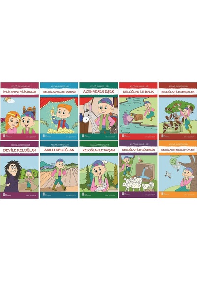 1. Sınıf Okumayı Sevdiren Renkli Resimli Hikayeler 7 - 10 Kitap