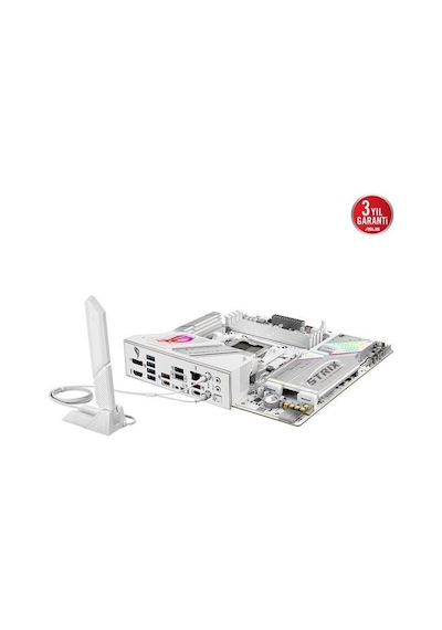 Asus Rog Strıx B850-g Gamıng Wıfı7 Ddr5 Hdmı-dp Typec Pcıe 5.0 Am5 Matx Beyaz