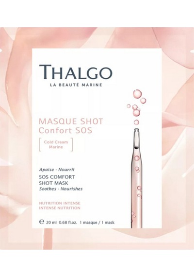 Thalgo Sos Comfort Shot Mask 20ml, Anında Yatıştırıcı Yüz Maskesi