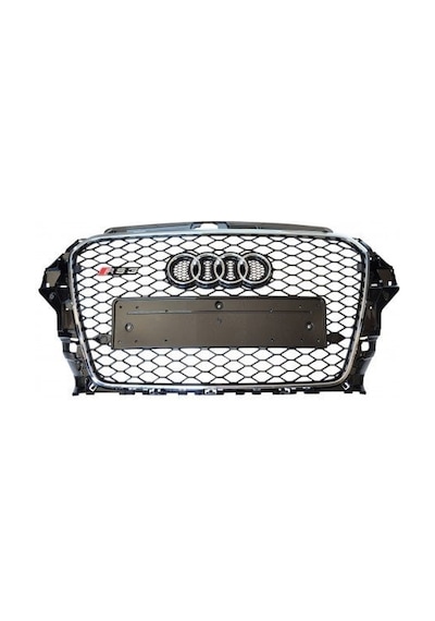 Autogp Audi A3 Rs3 Ön Panjur Izgara 2013 / 2016 8v Gri Çerçeve Agp-sm-2013-49