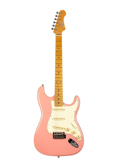 Jet Js-300 Bgd Sss Elektro Gitar Burgundy Pink
