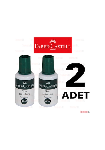Faber Castell Fırçalı Sıvı Düzeltici Daksil daktil 2 Adet