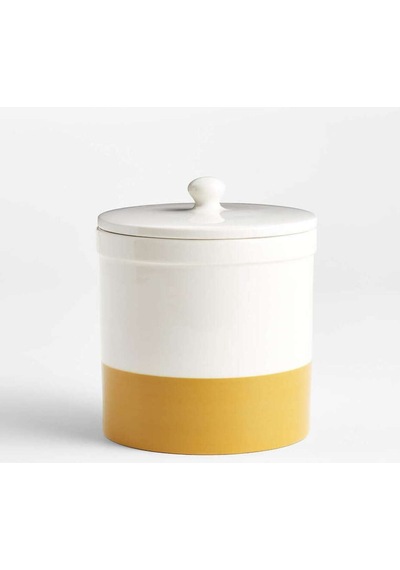 Crate & Barrel Maeve Orta Boy Kutu, Modern Ve Şık Depolama Çözümü Saklama Kapları Çok Renkli