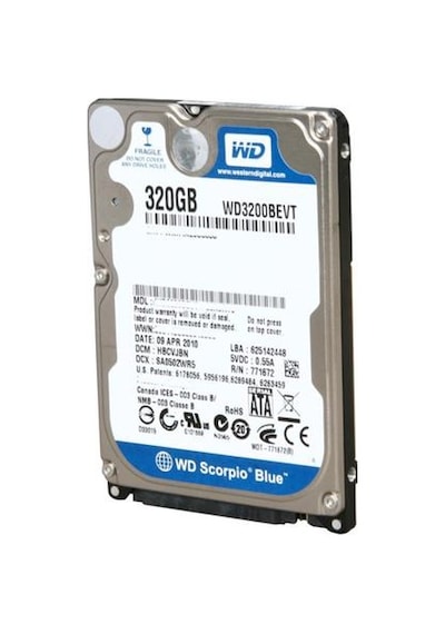Western Digital Scorpio Blue WD3200BEVT 320 GB HDD