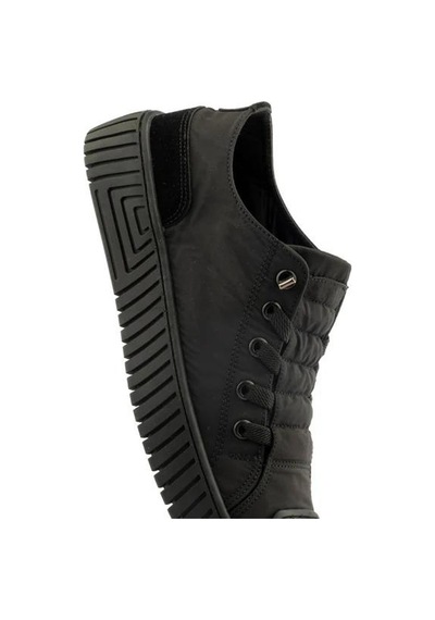 Gamelu Vıgor Unisex Lastikli Memory Foam Keten Sneaker Ayakkabı Siyah