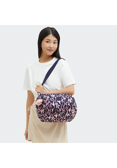 Kipling Kıplıng Gabb Orta Boy Omuz Çantası Desenli Palm Mood Desenli Çok Renkli