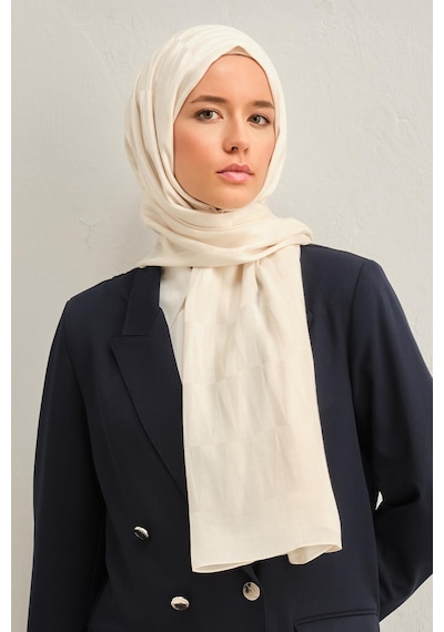 Armine Trend Lyon Şal - 3 - Krem 246964