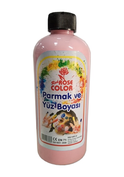 Parmak Ve Yüz Hobi Boyası 500ml  10 Renk  RedRose