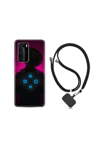 Huawei P40 Pro Kılıf Boyun Askılı Xoxo 1849