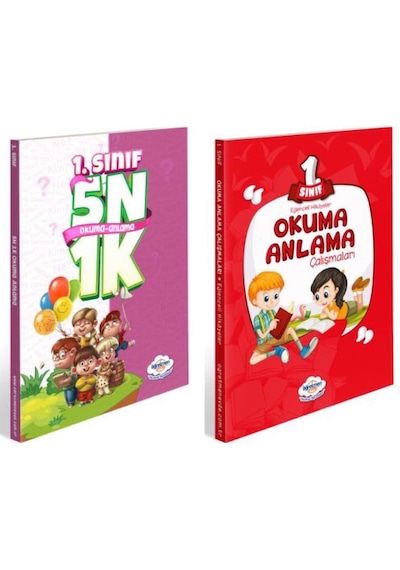 Öğretmen Evde Yayınları 1. Sınıf 5N1K / Okuma Anlama Çalışmaları