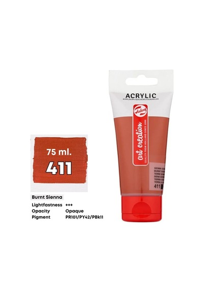 Talens Art Creation Akrilik Boya 75 Ml Burnt Sienna 411 0