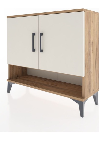 Arges Şifonyer 2 Raflı 2 Kapaklı 88x30x80 Çam-aytaşı Çam