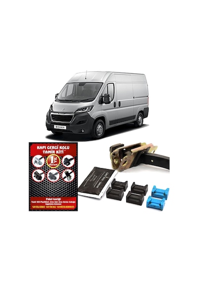 Peugeot Boxer II Kapı Gergi Kolu (Limitör) Tamir Kiti 2006-2017 Ön 2 Kapı Set