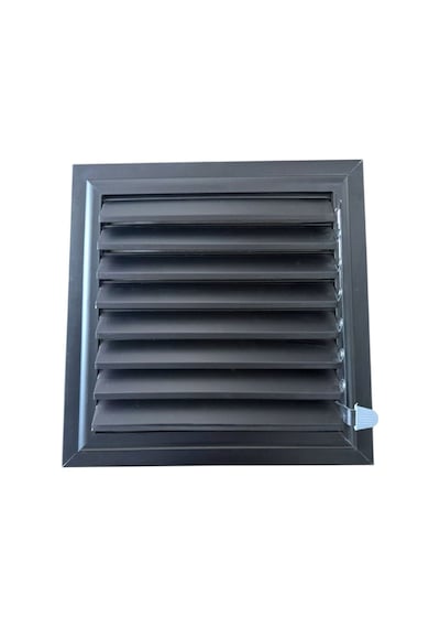 Antrasit Gri Alüminyum 35x35 Cm Menfez Banyo Havalandırma Menfezi