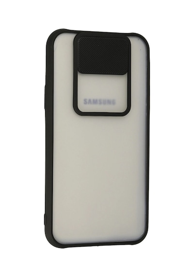 Samsung Galaxy Uyumlu J7 Kılıf Palm Buzlu Kamera Sürgülü Silikon - Siyah İtdark33086