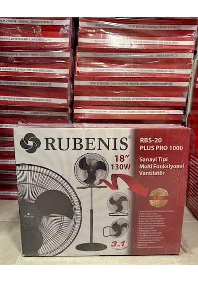 Rbs-20 Plus Pro 1000 18" 130w Sanayi Tipi Vantilatör