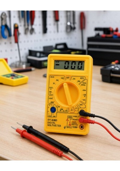 Dijital Multimetre Ölçü Aleti Ac Dc Ölçüm Ve Lcd Ekranlı Yeni Nesil Diğer