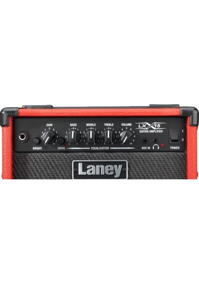 Laney Lx15-red Elektro Gitar Amfisi Kırmızı Kompakt Ev Amfisi