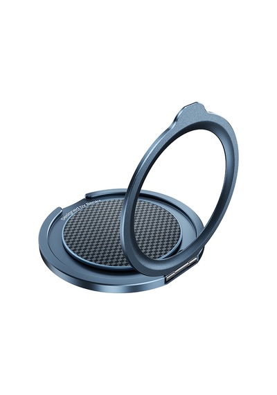 Benks L52 Magnetik Parmak Ring Stand 360 Derece Dönebilen Armortint Kevlar Tasarımlı Mavi