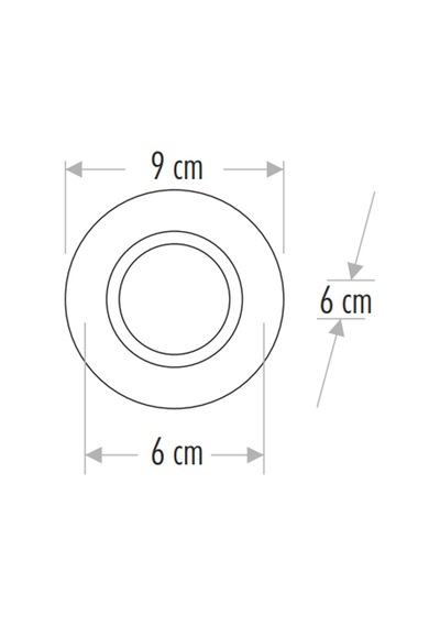 Cata Ct-6646 Dekoratif Cam Spot Kasası Zambak Gu10 - 3 Lü Paket