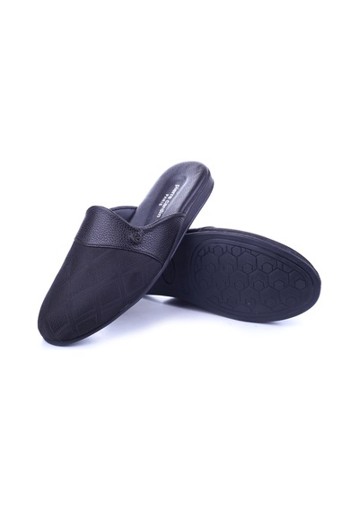 Pierre Cardin Pc-55366 Erkek Kışlık Ev & Halı & Bohça Terliği Siyah