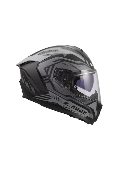Ls2 Challenger 2 Dravıx Mat Gri Kask Mat Gri