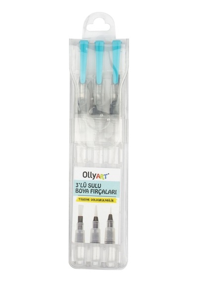Lino Ln-3103 Doldurulabilir Suluboya Fırçası 3 Lü