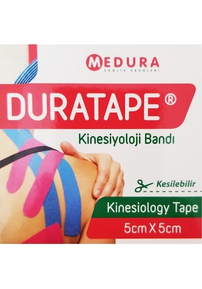 Duratape Kinesio Tape Tex Bant Mavi Sporcu  Bandı 5cmX5m