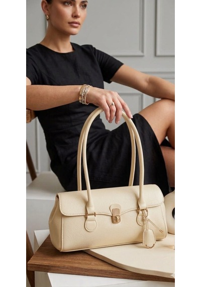 Housebags Jardin Elegance New Trend Omuz Çantası Bej