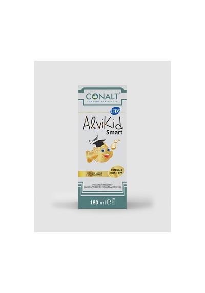 Alvikid Smart Yüksek Dha İçeren Çocuklara Özel Premium Balık Yağı 150 Ml Şurup
