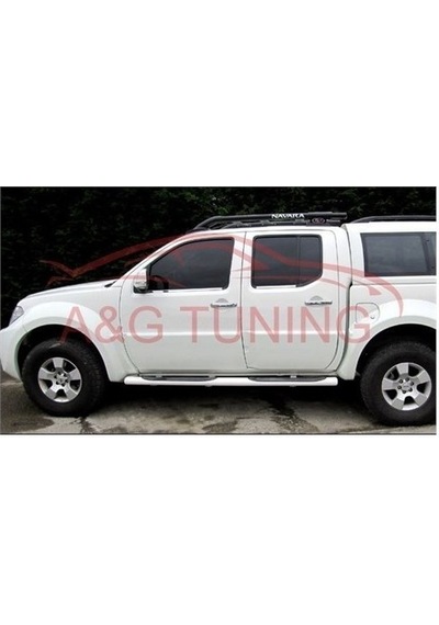 Nissan Navara Krom Cam Çıtası 2006-2015 Arası 4Prç Paslanmaz Çelik