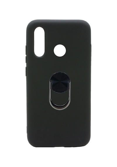 Nettech Huawei Y6p Uyumlu Leather Ring Nano Arka Koruma Kılıf - Sarı Sarı
