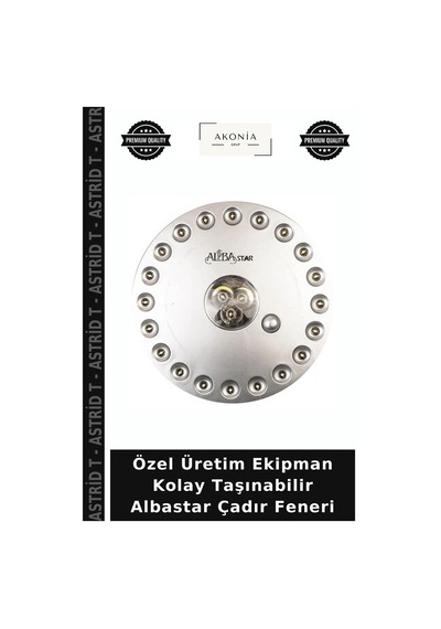 Özel Üretim Ekipman Kolay Taşınabilir Albastar Çadır Feneri Standart