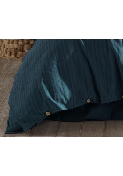 Limasso Gofre Çift Kişilik Nevresim Takımı Paradiso Dress Blue