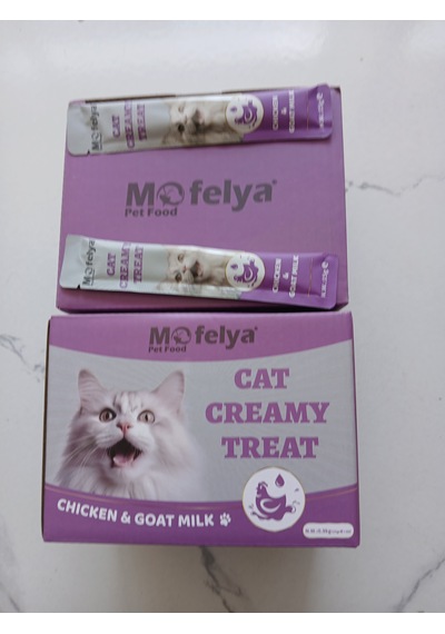 Krem Kedi Ödül Maması 15 Gr Tavuk Etli & Keçi Sütlü 60' Lı Kutu