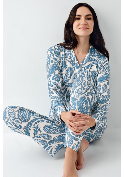 Pierre Cardin Kadın Krem Pijama Takımı Pc9076-s-v1 Krem