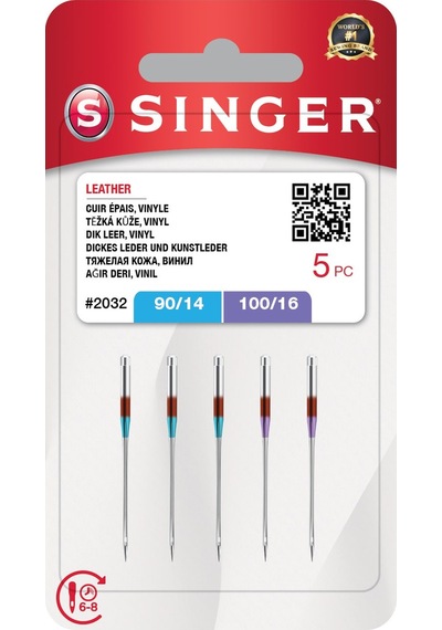 Mcg Deri İğnesi Karışık 5'li Blister 3x14, 2x16 No.
