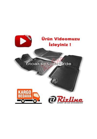 Honda Civic 3D Paspas Havuzlu Siyah Sedan 2007-2012 Arası Rizline N11.34161