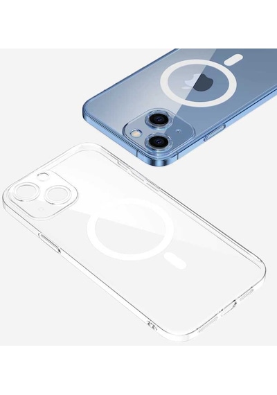 Apple Uyumlu iPhone 13 Kılıf Kamera Korumalı Magsafe Sert Pc Zore Porto Kapak