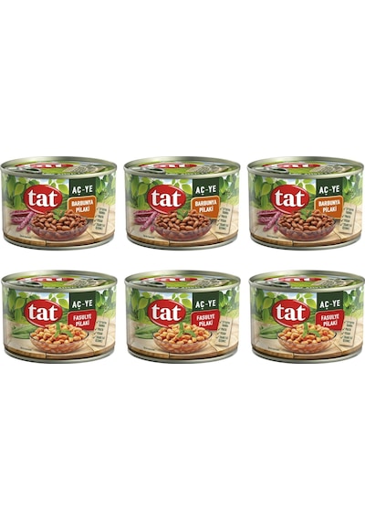 Tat Fasulye ve Barbunya Pilaki 6 x 400 G