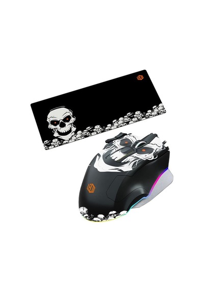 Lecoo, Mg1102 8200 Dpı 10 Makro Tuşlu Kablolu Rgb Ledli Gaming Mouse + Mousepad