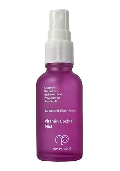 Paradise Yoğun Nemlendirici Vitamin Kokteyl Mist 30 Ml Ürün Öncesi Makyaj Altı Deniz Havuz Sonrası Işıltı