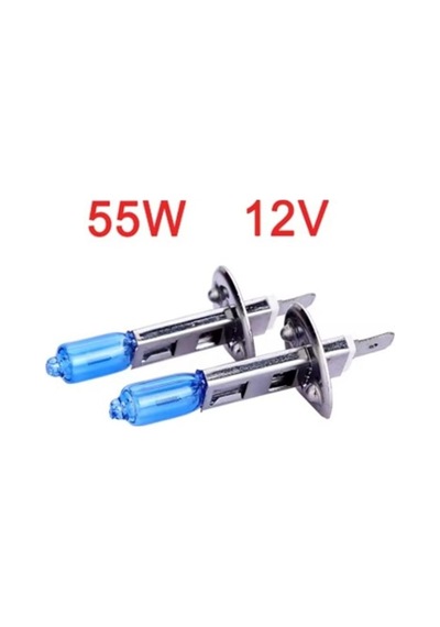 H1 Model 12v/55w Beyaz Halojen Ampul Seti 2'li