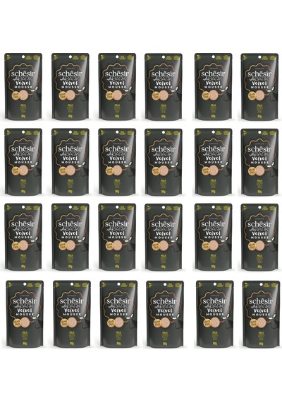 Schesir After Dark Tavuklu Pouch Mousse Kedi Yaş Mama 80 Gr. X 24 Adet