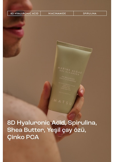 MatsuMarine Algae Sebum Ph Dengeleyici Günlük Temizleme Jeli 200 ML